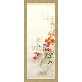 [Model] Hanging scroll "Quails on Autumn grass" : Matsumoto Craft Works Matsumoto Yoshihiko - Completed 1:12 scale 205