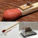 Straw-roofed farmhouse in autumn : Art Stage K - painted 1:150 size