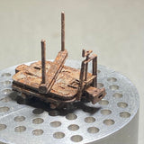 Logging railroad - A worker taking a smoke break : Art Stage K Painted 1:87 size