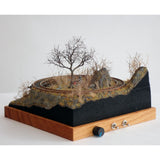 Forest Railway in winter -Mini Layout: Art Stage K Modeling work 1:87 scale HO narrow