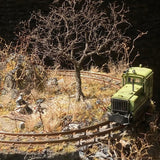 Forest Railway in winter -Mini Layout: Art Stage K Modeling work 1:87 scale HO narrow