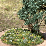 Meadow and Bench : Art Stage K, 1:87 scale mini-diorama art work