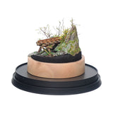 Forest Railway Spring Log Bridge: Art Stage K - Diorama Art Work 1:87 Scale