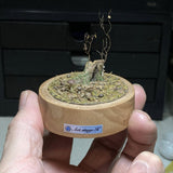 Early Winter Forest, Acorns and Mushrooms: Art Stage K - Diorama Art Work Non-Scale