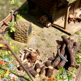 Small cottage in the grasslands : Art Stage K - Diorama Art Work 1:150 scale