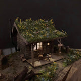 Small cottage in the grasslands : Art Stage K - Diorama Art Work 1:150 scale