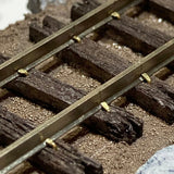 Abandoned freight car in a forest railway : Art Stage K - Diorama Art Work 1:87 scale HO narrow gauge