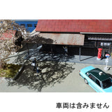 Kamikanbai Station in spring : Modelling 375 diorama work 1:80scale 375-01