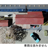 Kamikanbai Station in spring : Modelling 375 diorama work 1:80scale 375-01