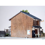 375-11 Lacquerware store and Inari shrine on old street: Modeling 375 Diorama work 1:80