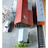 375-14 Spring Kamikanbai Station II: Modeling 375 diorama art work 1:80