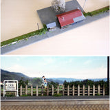 375-14 Spring Kamikanbai Station II: Modeling 375 diorama art work 1:80