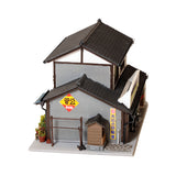 Scenes of the Showa Era: Yokoyama Bicycle Shop (with Car) : Keichu Matsuo, Pre-painted Model, 1:80 Scale, Scene No. 14