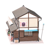 Scenes of the Showa Era: Yokoyama Bicycle Shop (with Car) : Keichu Matsuo, Pre-painted Model, 1:80 Scale, Scene No. 14