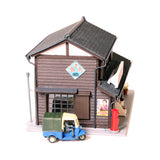 Scenes of the Showa Era: Kimura Shoten General Store (with Car) : Keichu Matsuo, Pre-painted Model, 1:80 Scale, Scene No. 15