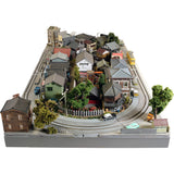 Scenes from the Showa Era: Sunset in the 4th District (Includes 1 Car): Keichu Matsuo, Diorama art work, 1:150 Scale, N Gauge Layout, Scene No. 16
