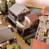 Scenes from the Showa Era: Sunset in the 4th District (Includes 1 Car): Keichu Matsuo, Diorama art work, 1:150 Scale, N Gauge Layout, Scene No. 16
