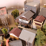 Scenes from the Showa Era: Sunset in the 4th District (Includes 1 Car): Keichu Matsuo, Diorama art work, 1:150 Scale, N Gauge Layout, Scene No. 16