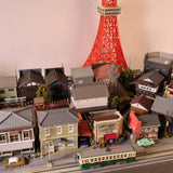 Scenes from the Showa Era: Sunset in the 4th District (Includes 1 Car): Keichu Matsuo, Diorama art work, 1:150 Scale, N Gauge Layout, Scene No. 16