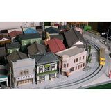 Showa-Era Scenery: Sunset in the 5th Block (Includes 2 Cars): Keichu Matsuo, Diorama Art work, 1:150 Scale, N-Gauge Layout, Scenery No. 17