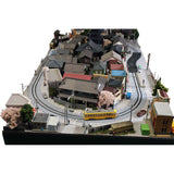 Showa-Era Scenery: Sunset in the 5th Block (Includes 2 Cars): Keichu Matsuo, Diorama Art work, 1:150 Scale, N-Gauge Layout, Scenery No. 17