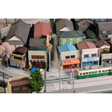 Showa-Era Scenery: Sunset in the 5th Block (Includes 2 Cars): Keichu Matsuo, Diorama Art work, 1:150 Scale, N-Gauge Layout, Scenery No. 17