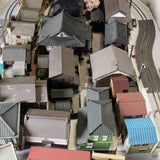 Showa-Era Scenery: Sunset in the 5th Block (Includes 2 Cars): Keichu Matsuo, Diorama Art work, 1:150 Scale, N-Gauge Layout, Scenery No. 17