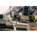 Showa-Era Scenery: Sunset in the 5th Block (Includes 2 Cars): Keichu Matsuo, Diorama Art work, 1:150 Scale, N-Gauge Layout, Scenery No. 17