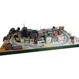 Showa-Era Scenery: Sunset in the 5th Block (Includes 2 Cars): Keichu Matsuo, Diorama Art work, 1:150 Scale, N-Gauge Layout, Scenery No. 17