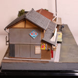 Showa-Era Scenery: Yoshimoto Shoten and Nanbu-to Taxi (Taxi Attachment): Keichu Matsuo, Diorama Art work, 1:80 Scale, Scenery No. 18