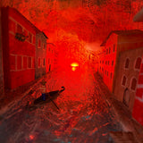Diorama Hyotan - Tramont di Venezia (Sunset over Venezia) : Hyotan Sumijiro - diorama art work non-scale