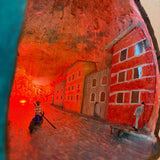 Diorama Hyotan - Tramont di Venezia (Sunset over Venezia) : Hyotan Sumijiro - diorama art work non-scale