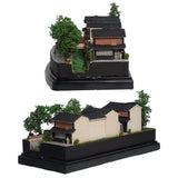 Maiko Amid the Fresh Greenery Around Gion Shirakawa Tatsumi Bridge: "Nostalgia for Kyoto"-Painted, Ready-to-Display Model-1:150 Scale