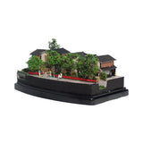 Maiko Amid the Fresh Greenery Around Gion Shirakawa Tatsumi Bridge: "Nostalgia for Kyoto"-Painted, Ready-to-Display Model-1:150 Scale
