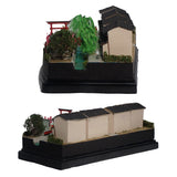 A pleasant stroll along the riverbank, with the refreshing breeze through the willows in their spring green hues: "Nostalgia for Kyoto"-Pre-painted, Ready-to-Display Model-1:150 Scale