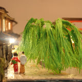 A pleasant stroll along the riverbank, with the refreshing breeze through the willows in their spring green hues: "Nostalgia for Kyoto"-Pre-painted, Ready-to-Display Model-1:150 Scale