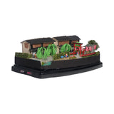 A pleasant stroll along the riverbank, with the refreshing breeze through the willows in their spring green hues: "Nostalgia for Kyoto"-Pre-painted, Ready-to-Display Model-1:150 Scale