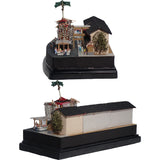 Enjoying the Gion Festival's Yoiyama at a leisurely pace at the Hoko-machi community hall: "Nostalgia for Kyoto"-Pre-painted, Ready-to-Display Model-1:150 Scale