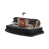 Enjoying the Gion Festival's Yoiyama at a leisurely pace at the Hoko-machi community hall: "Nostalgia for Kyoto"-Pre-painted, Ready-to-Display Model-1:150 Scale