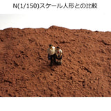 Diorama clay Diobase  (Corkee), Ultra small grain, light brown, 100g: Artec Material 24305