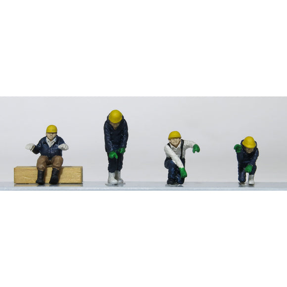 Doll Set C [DL Worker] (4 piezas) : Almodel Set de productos terminados HO (1:87) B5022