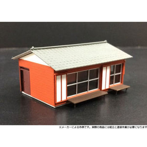 模型]公共房屋A（Plank Tile）：IORI Workshop Unpainted Kit N（1:150）189