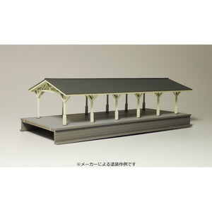 "Model" Meiji-style Large Platform (Shed end): IORI Workshop Unpainted Kit N (1:150) 213