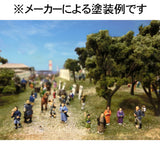 People of the Edo Period Set C : Aurora Model Unpainted Kit 1:144 - 1:150 Ht-004