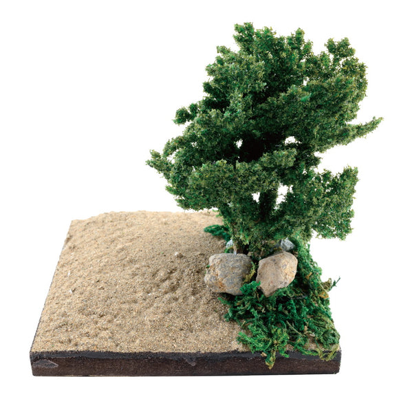 Diorama para planeta en miniatura (árbol y arena): EIKOH sin escala 78053