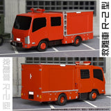 2007 Airfield Rescue Truck : ONLY RED unpainted kit 1:150