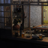 Noche de verano" en el marco: Nobuko Kameda, pintado, sin escala
