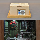 前门前的圣诞快乐雪人<green house>画幅：Nobuko Kameda，彩绘，无比例</green>