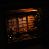 画框内的阳台上赏月：龟田信子 成品版 非比例尺
