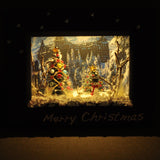 Feliz Navidad - Marco de fotos estrellado<two trees> En marco: Nobuko Kameda Versión de producto terminado Sin escala</two>